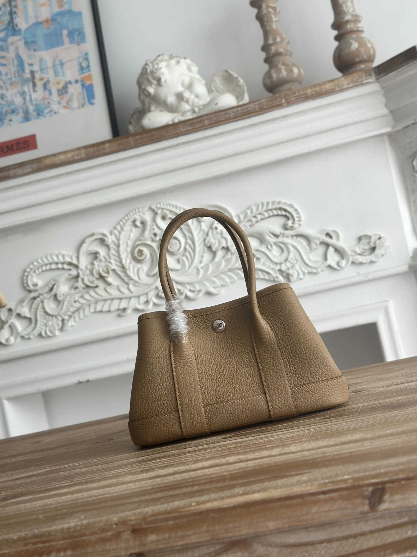 Hermes Garden Party handbag in Ntogo leather for women