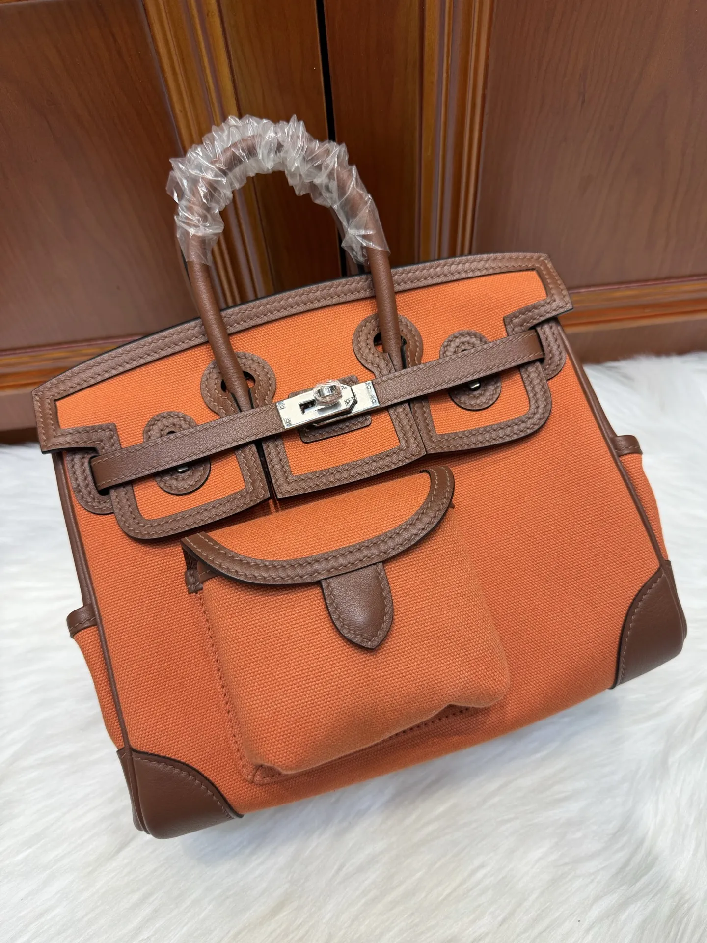 Hermes Birkin Cargo 25cm Handbag for Men and Women