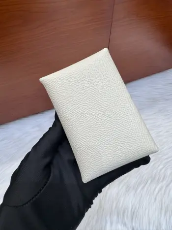 Calvi Duo card holder Epsom coin purse Replica Hermes wallets