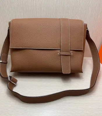 Alfred Messenger Bag Crossbody Bag 27cm Men s Bag Replica Hermes mens bags