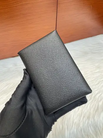 Calvi Duo card holder Epsom coin purse Replica Hermes wallets