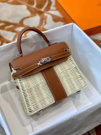 Kelly Picnic 20cm Handbag Replica Hermes womens bags