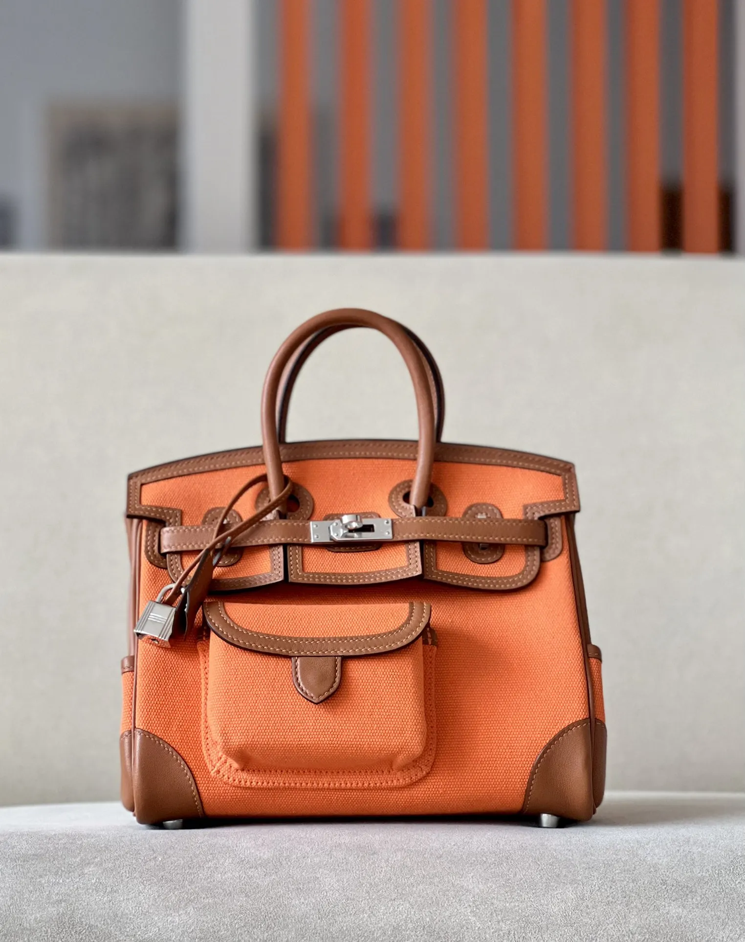 Hermes Birkin Cargo 25cm Handbag for Men and Women