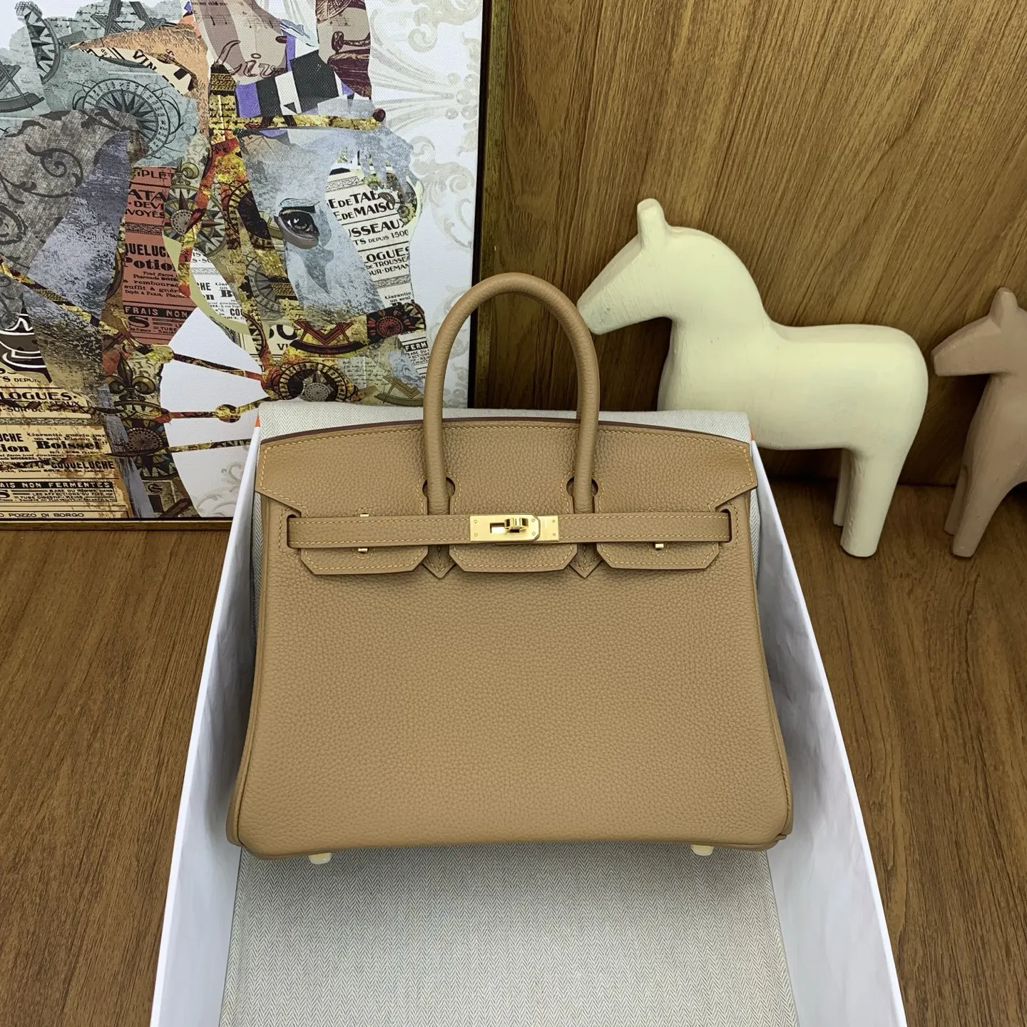 Hermes Birkin 25cm Togo Classic Women s Handbag