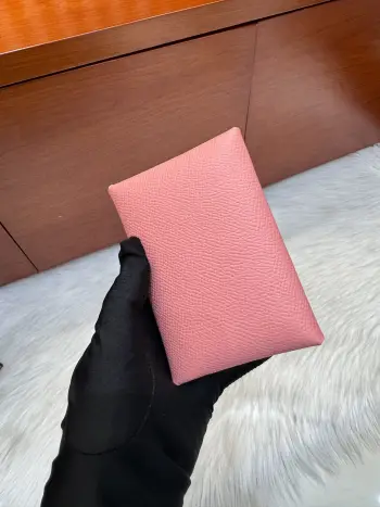 Calvi Duo card holder Epsom coin purse Replica Hermes wallets