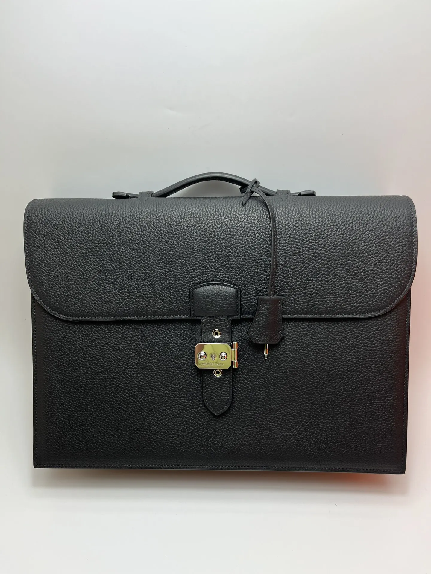 Hermes Sac a Depeches Combination Lock Men s Briefcase Laptop Bag