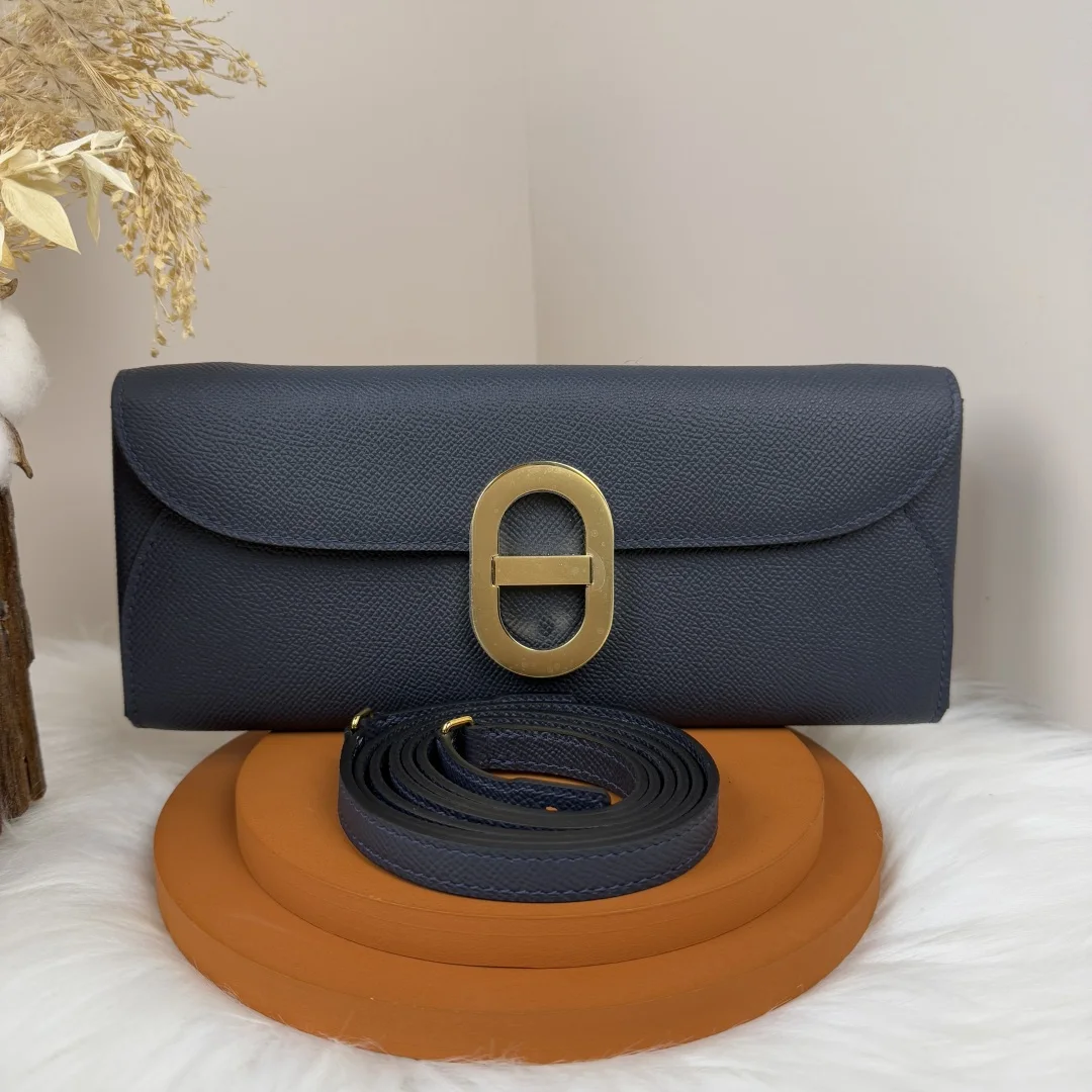 Hermes Chained Andre Pig Nose Crossbody Bag to go 24cm Epsom M4 Gris Pale Hermes Chained Andre Pig Nose Crossbody Bag to go 24cm Epsom M4 Gris Pale