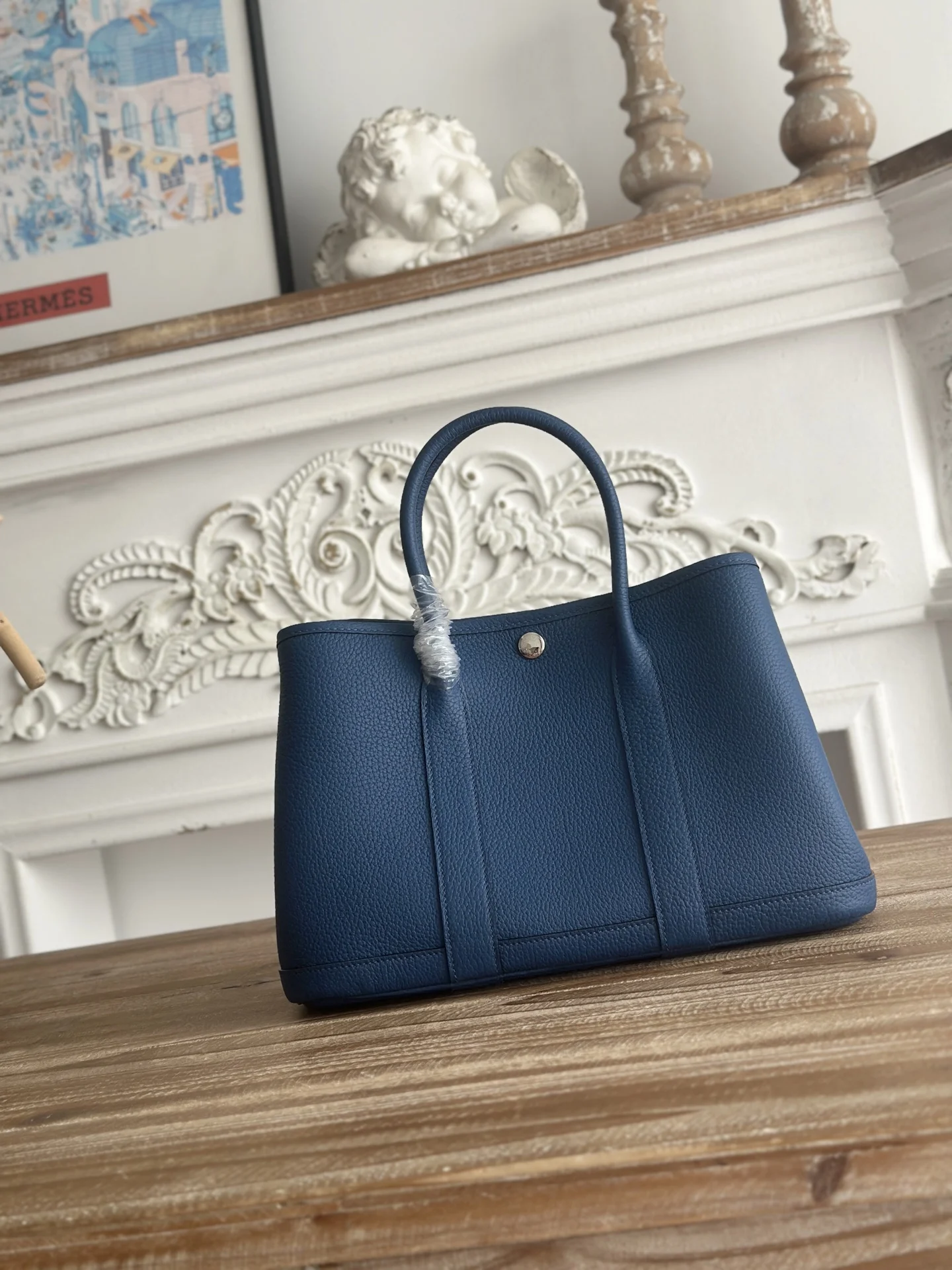 Hermes Garden Party handbag in Ntogo leather for women
