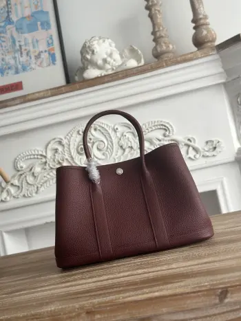 Garden Party handbag in Ntogo leather for women Replica Hermes womens bags