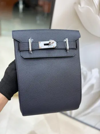 Hac a dos Trumpet Backpack 21cm Men s and Women s Chest Bag Replica Hermes mens bags