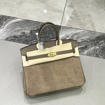 Birkin 25 Swift Suede Handbag Replica Hermes womens bags
