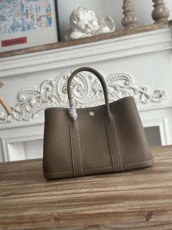 Garden Party handbag in Ntogo leather for women Replica Hermes womens bags
