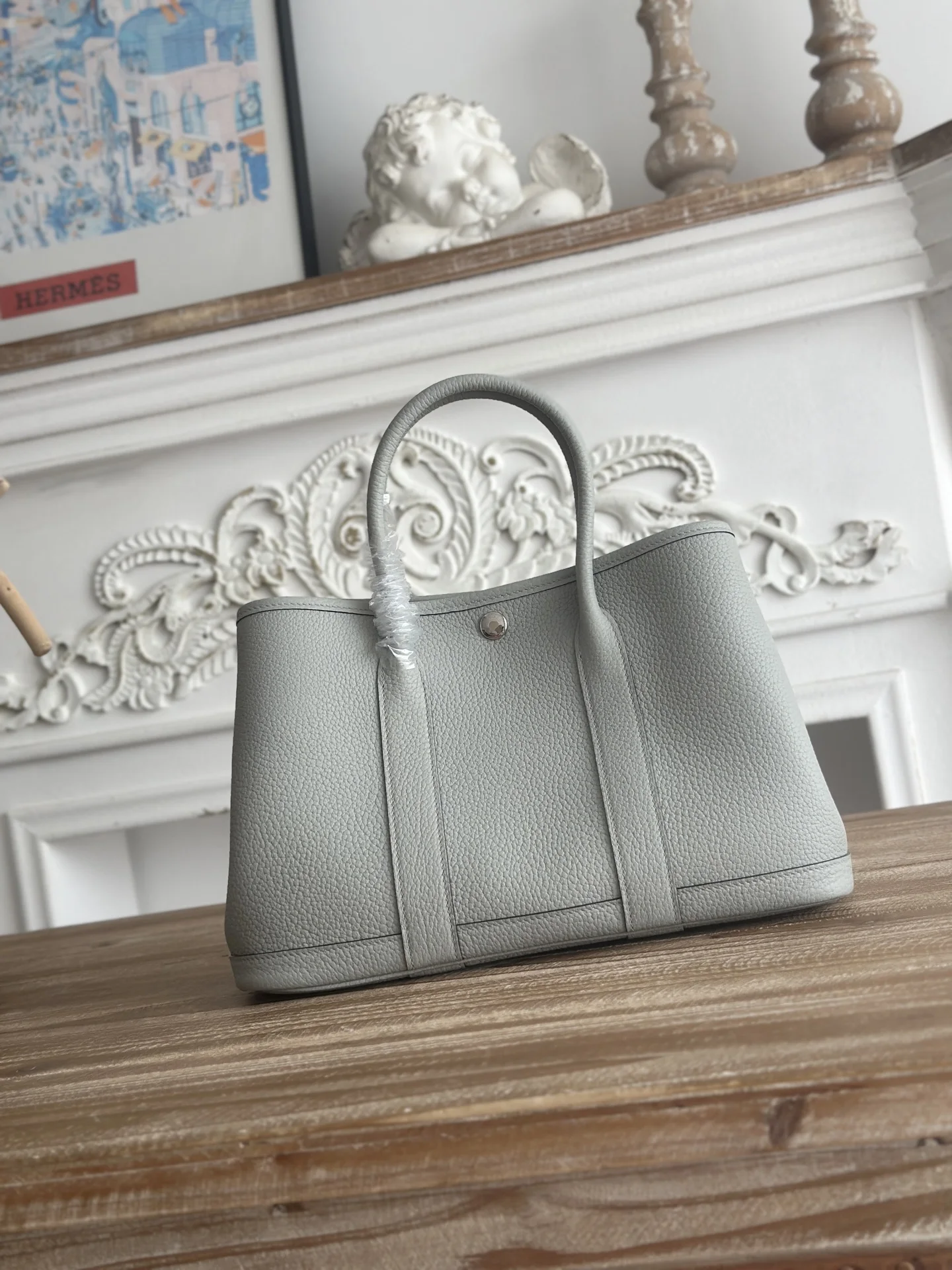 Hermes Garden Party handbag in Ntogo leather for women