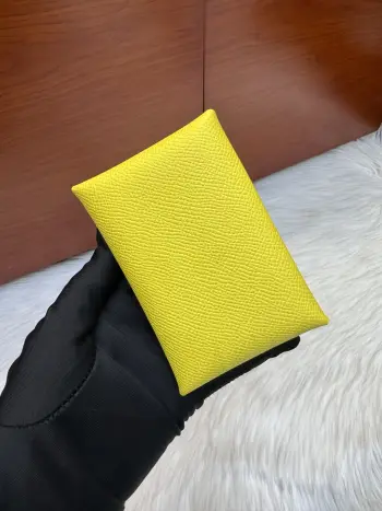 Calvi Duo card holder Epsom coin purse Replica Hermes wallets