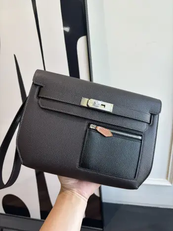 Kelly Depesche 25cm Clutch Bag for Men and Women Replica Hermes clutches