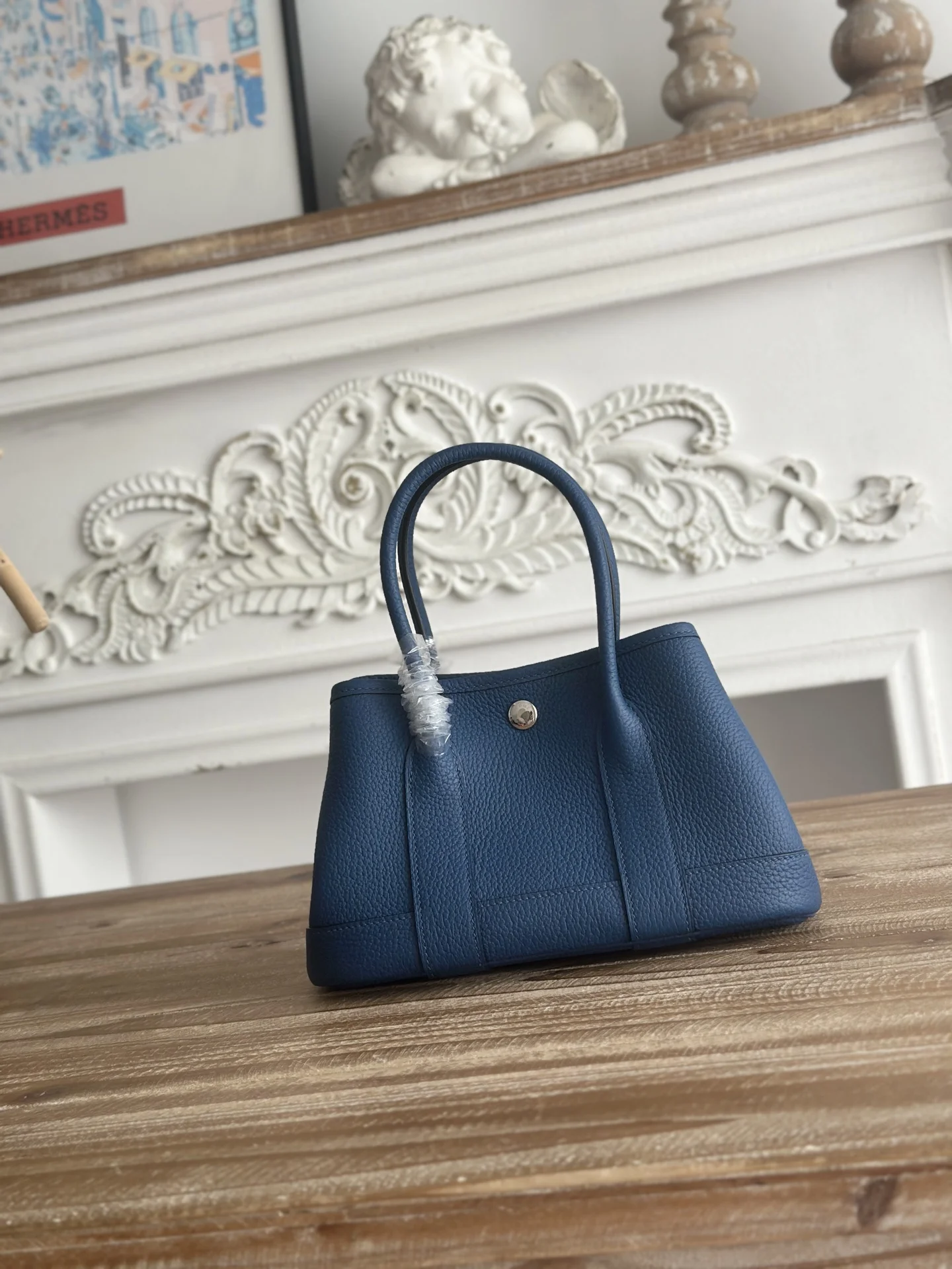 Hermes Garden Party Mini Ntogo Leather Handbag