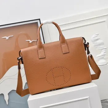 Latest men s briefcase Replica Hermes mens bags