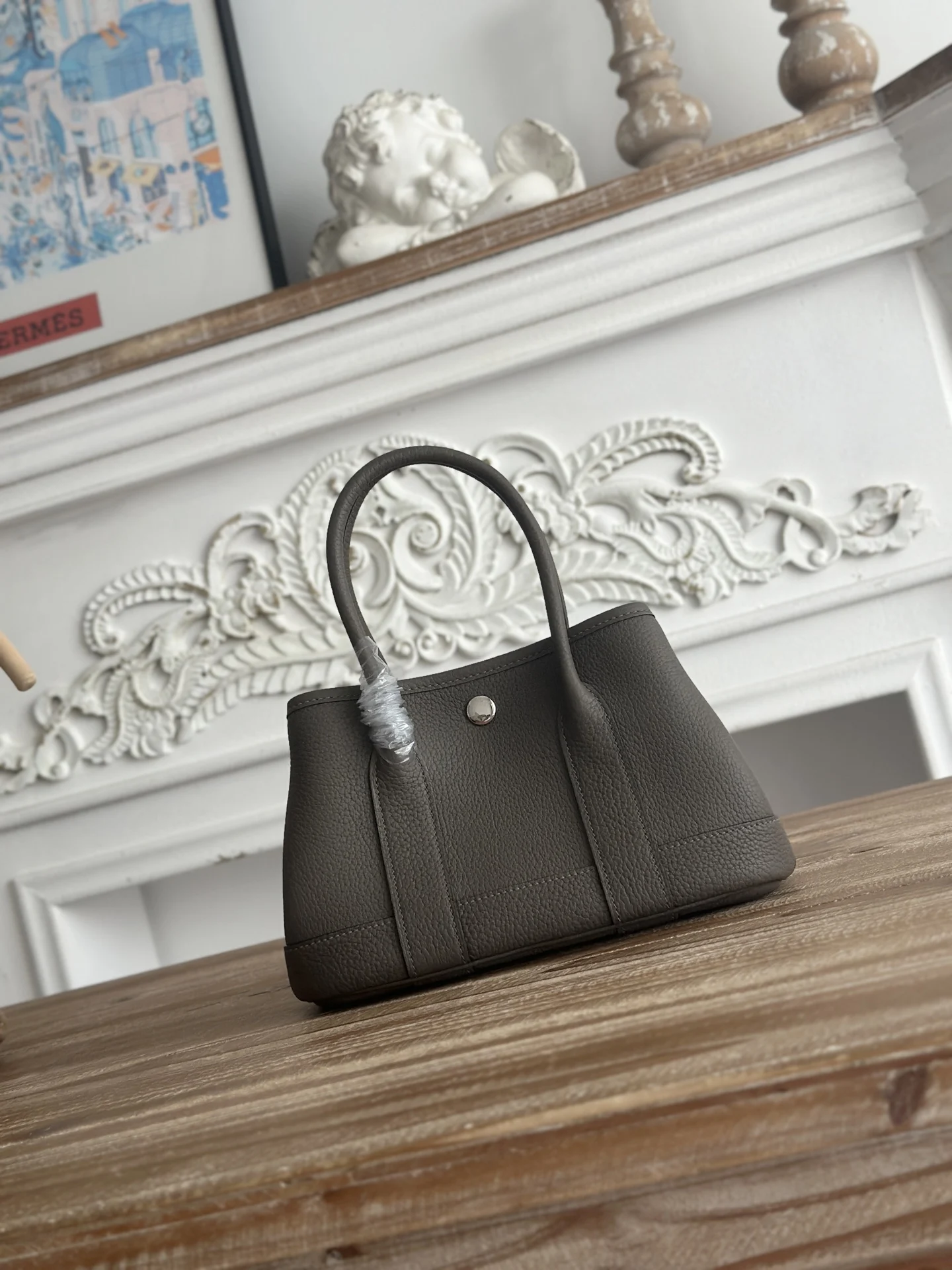 Hermes Garden Party handbag in Ntogo leather for women