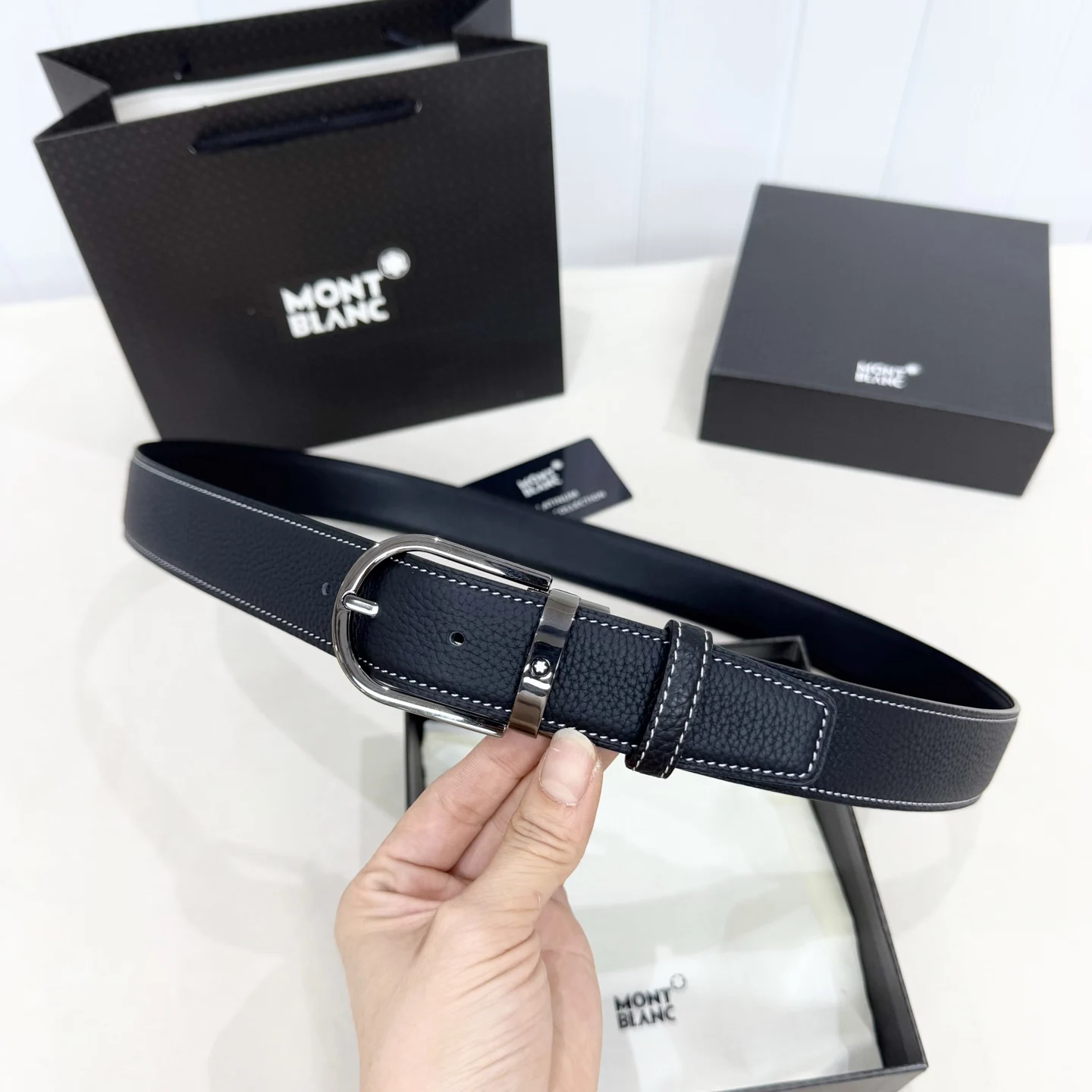 Montblanc 35mm Men s Leather Belt