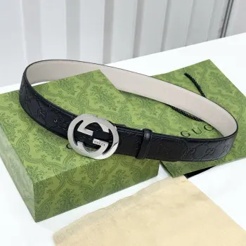 38MM Men s Business Casual Leather Belt Replica Gucci Mens Belts
