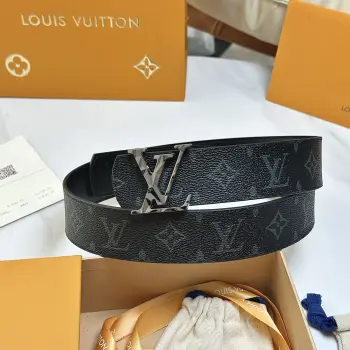 40mm wide reversible men s leather belt Replica Louis Vuitton Mens Belts
