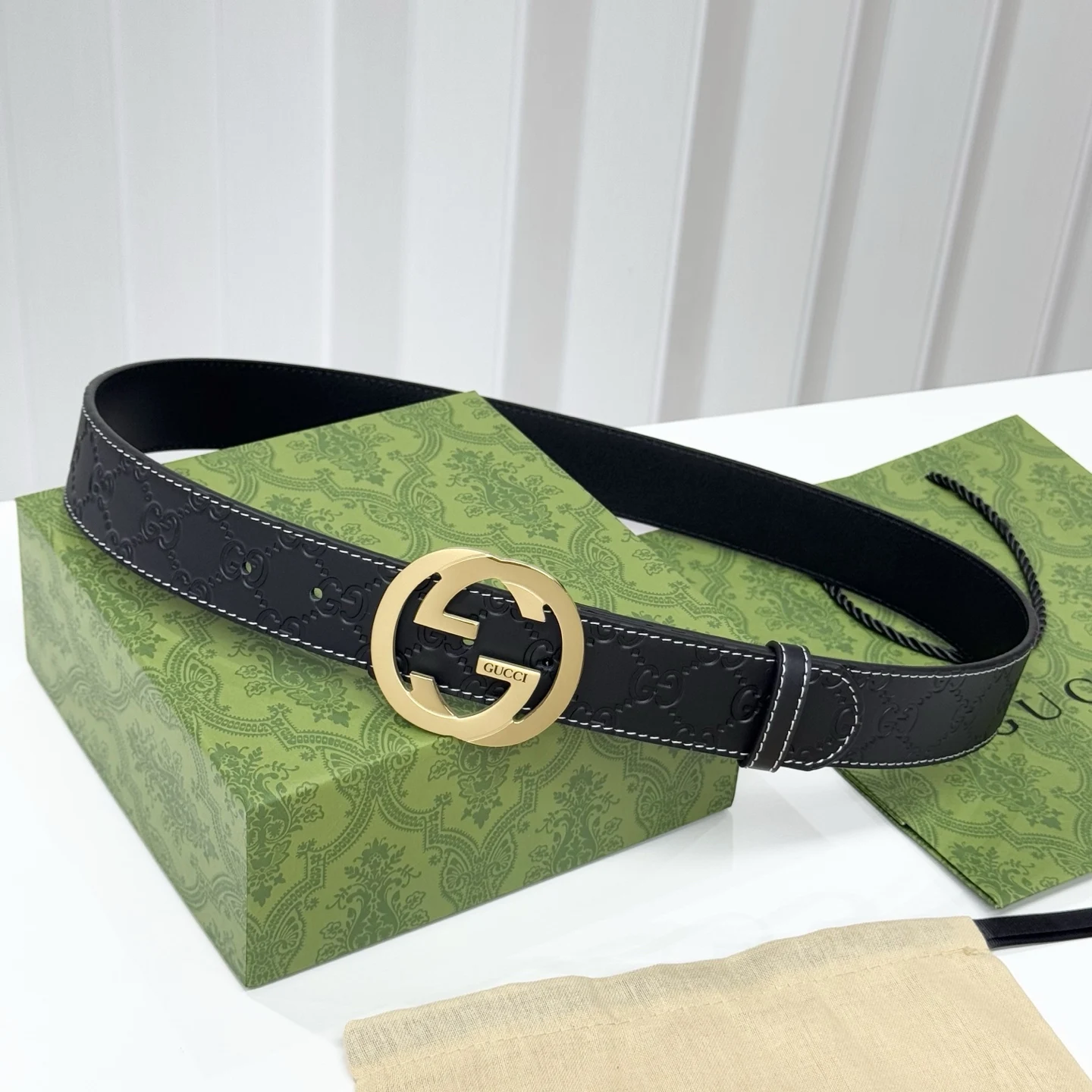 Gucci 38MM Men s Business Casual Leather Belt Gucci 38MM Men s Business Casual Leather Belt