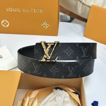 40mm wide reversible men s leather belt Replica Louis Vuitton Mens Belts