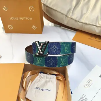 40mm wide reversible men s leather belt Replica Louis Vuitton Mens Belts