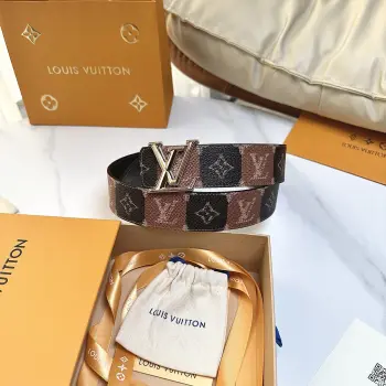 40mm wide reversible men s leather belt Replica Louis Vuitton Mens Belts