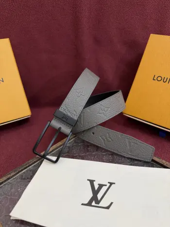 2025 New Men s Leather Belt, 3.5cm Width Replica Louis Vuitton Mens Belts