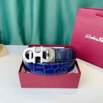 35MM width men s automatic buckle leather belt, automatic smooth buckle waistband Replica Ferragamo Mens Belts