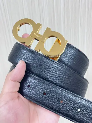 3.5cm width, premium custom-made men s leather belt, reversible. Replica Ferragamo Mens Belts