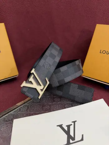 40mm width, double-sided original custom imported fabric men s belt Replica Louis Vuitton Mens Belts