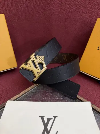 40mm width double-sided original custom imported fabric men s belt Replica Louis Vuitton Mens Belts