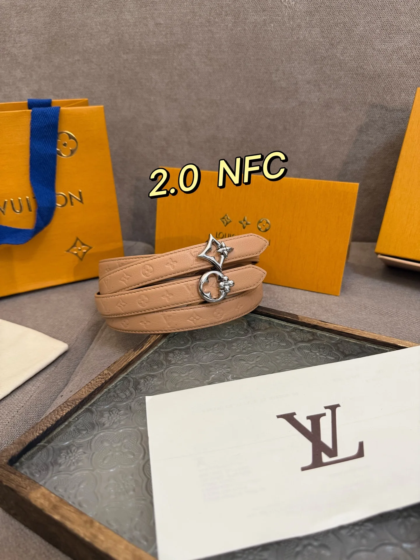 Louis Vuitton Flowergram 20mm Monogram Empreinte Calf Leather Belt Louis Vuitton Flowergram 20mm Monogram Empreinte Calf Leather Belt