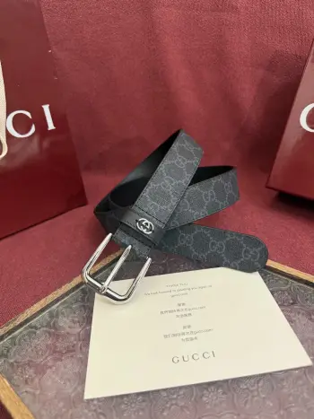 673921 92TIN 1000 Men s Belt, 3.5cm Width Replica Gucci Mens Belts