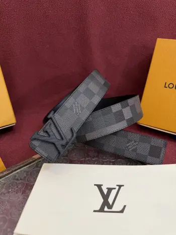 40mm width, double-sided original custom imported fabric men s belt Replica Louis Vuitton Mens Belts