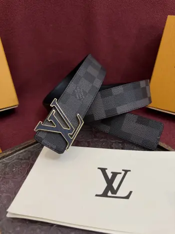 40mm width, double-sided original factory customized imported fabric men s belt Replica Louis Vuitton Mens Belts