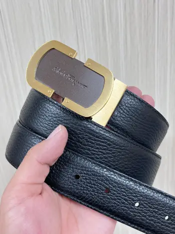 3.5cm width, premium custom-made men s leather belt, reversible. Replica Ferragamo Mens Belts
