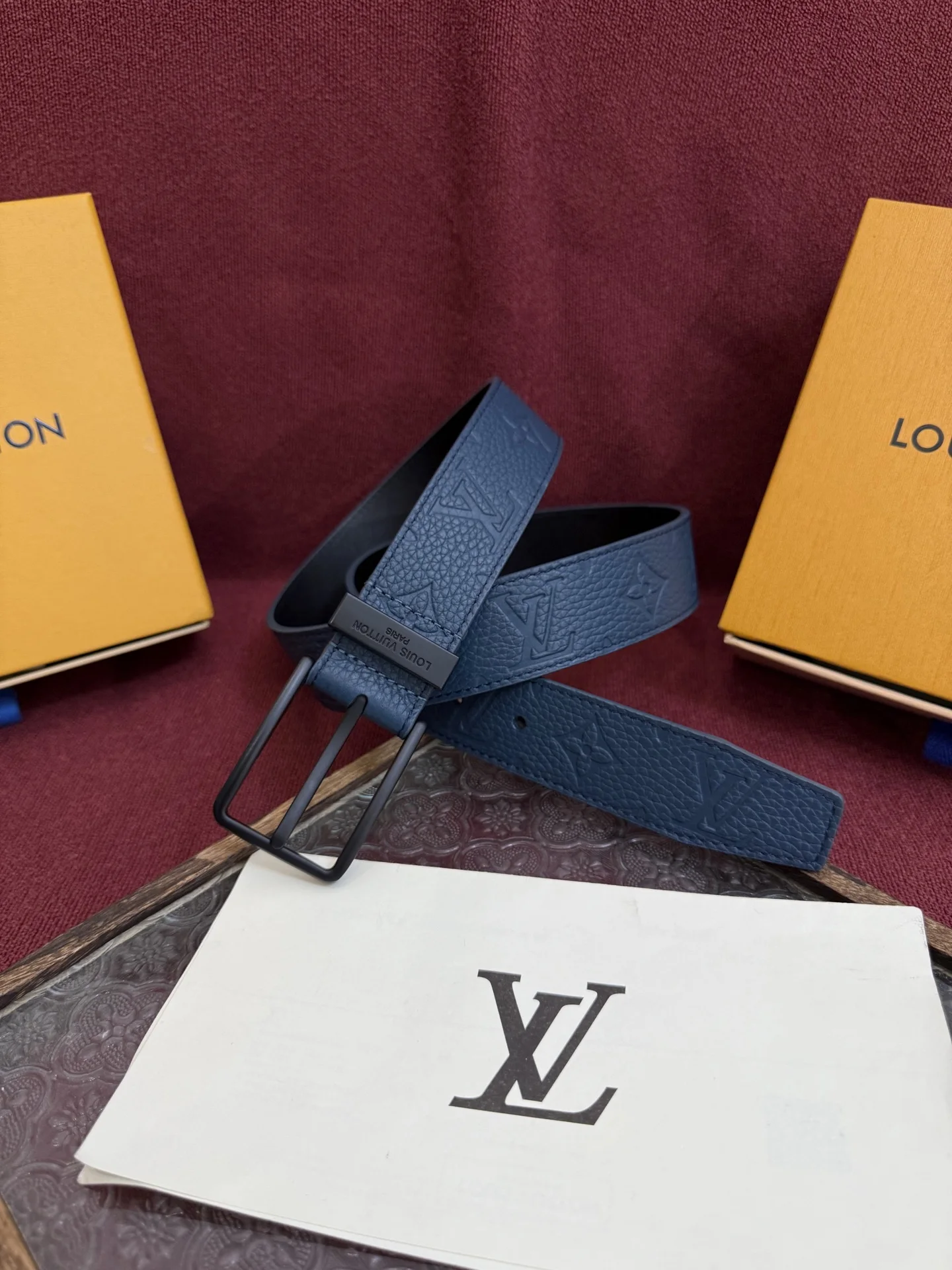 Louis Vuitton 2025 New Men s Leather Belt, 3.5cm Width