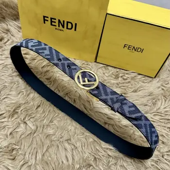 3.5CM FF motif men s classic belt Replica Fendi Mens Belts