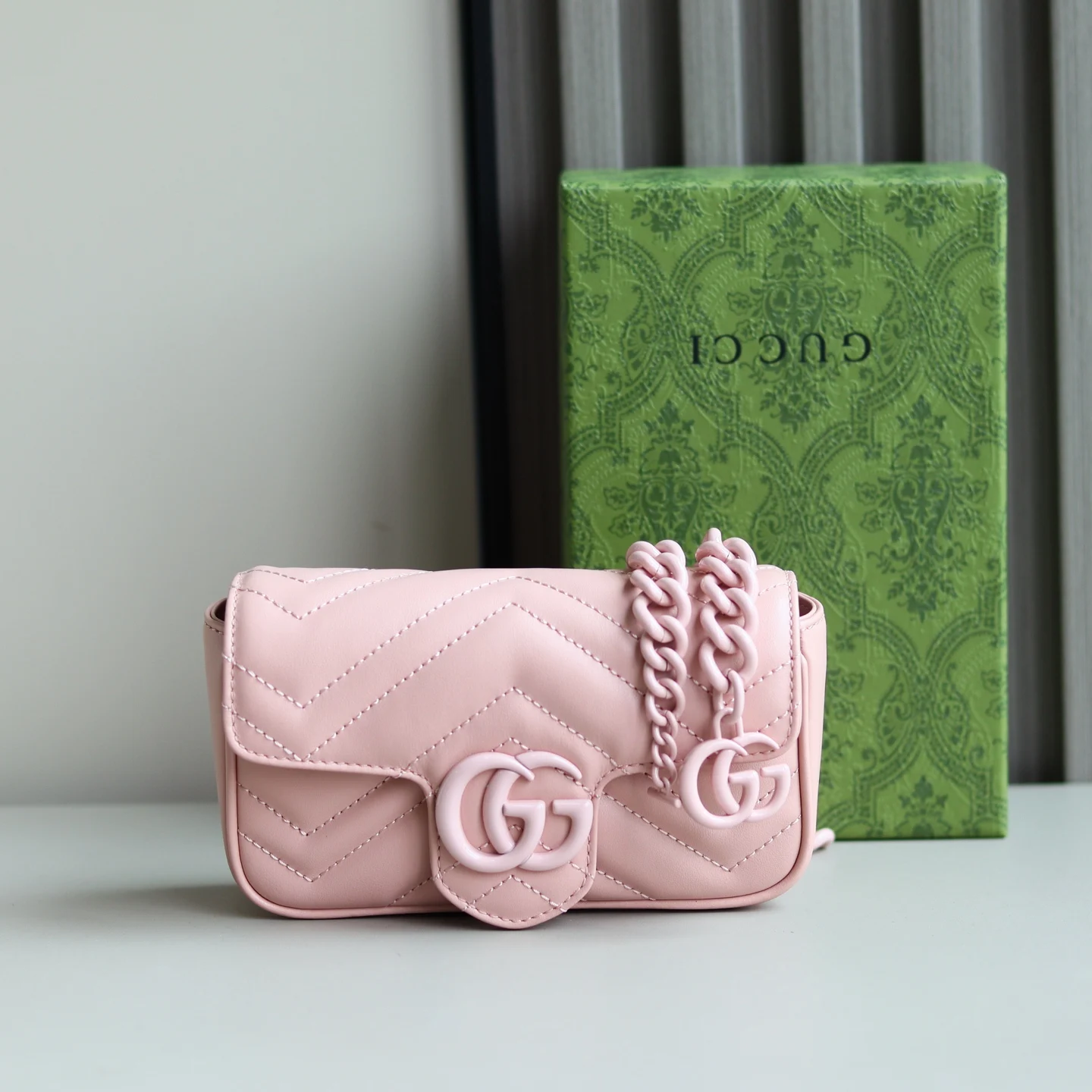 Gucci 699757 Marmont Chain Macaron Mini Bag