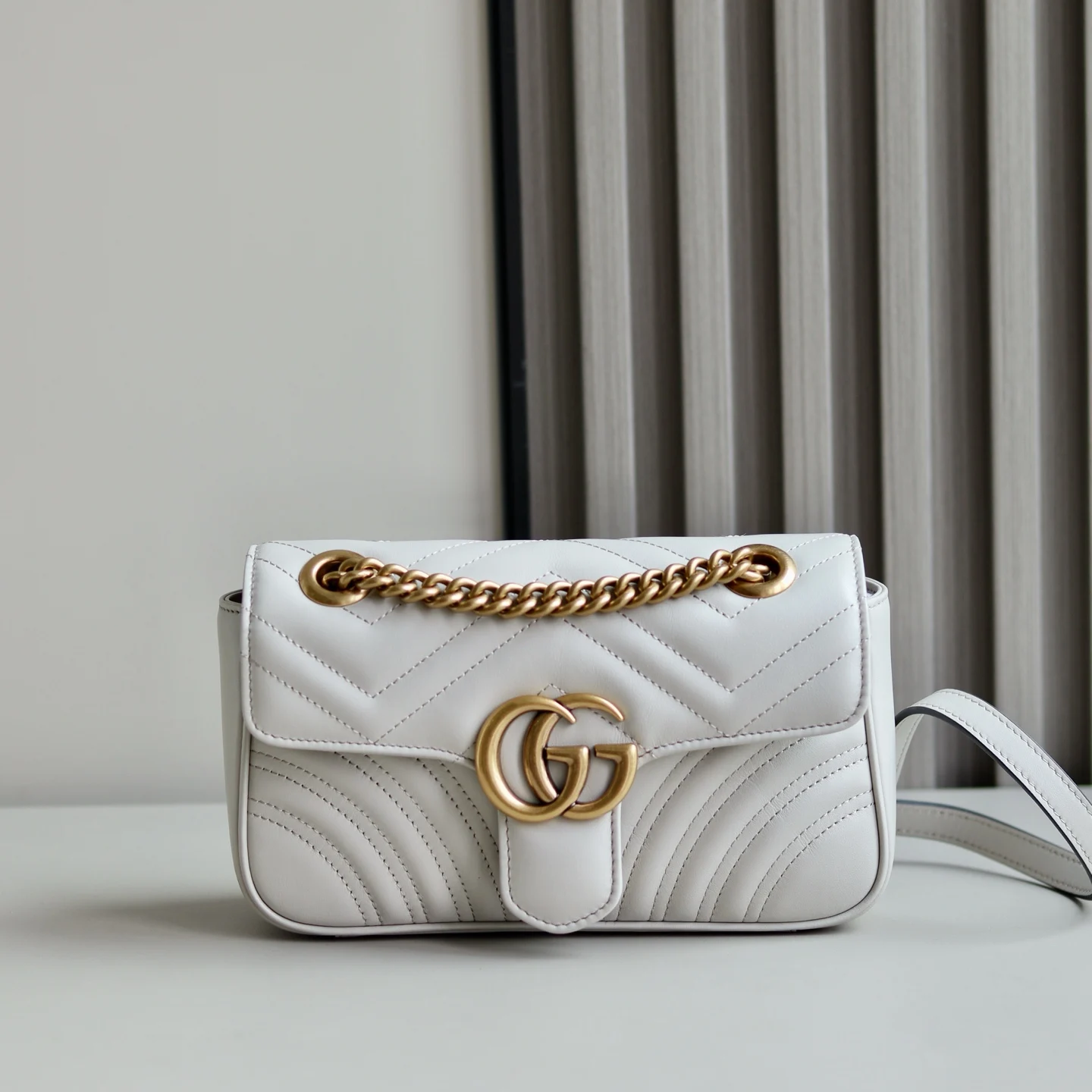 Gucci 446744 GG Marmont Quilted Mini Bag