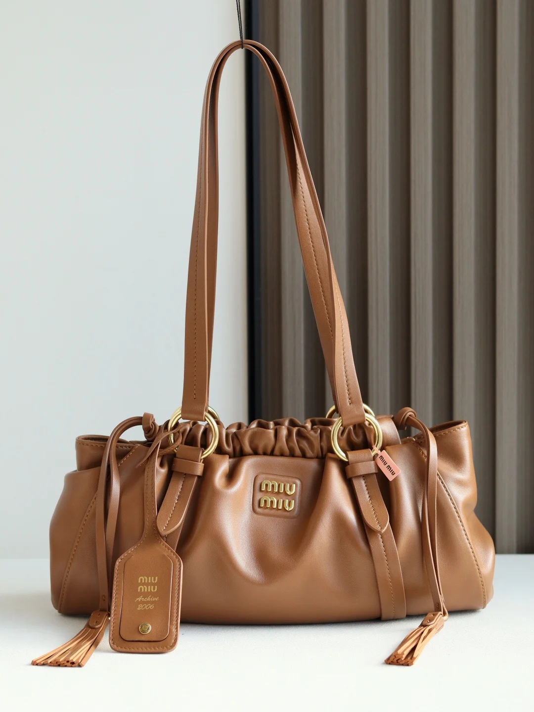 MIU MIU 5BG306 New Dumpling Hobo Bag Women s Shoulder Bag