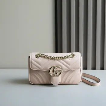 446744 GG Marmont Quilted Mini Bag Replica Gucci womens bags