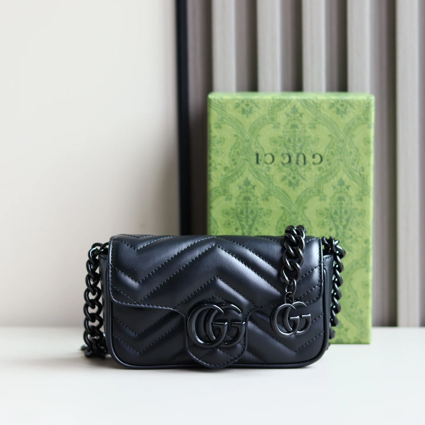 Gucci 699757 Marmont Chain Macaron Mini Bag