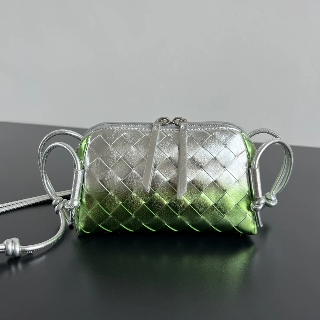 Bottega Veneta 794258 New Concert Pouch Woven Crossbody Bag