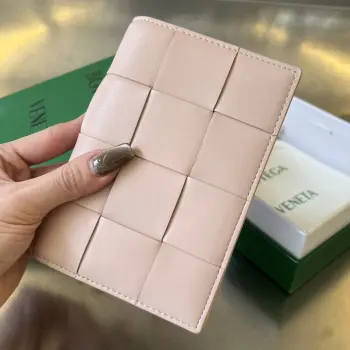 777046 New Cassette Passport Holder Replica Bottega Veneta wallets
