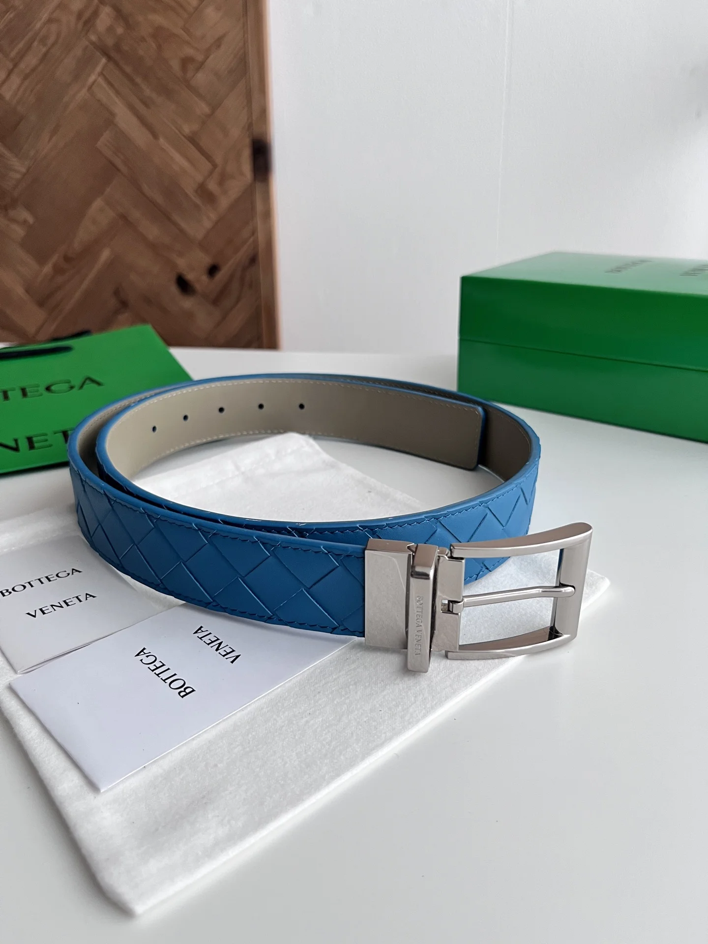 Bottega Veneta 35MM 2025 intreccio new men s woven belt Bottega Veneta 35MM 2025 intreccio new men s woven belt