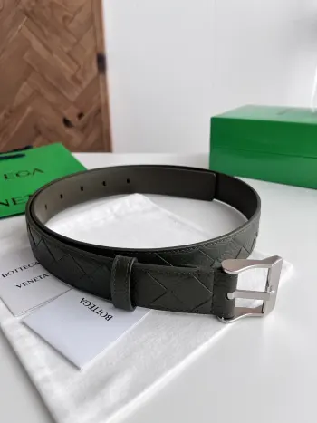 35MM width 2025 intreccio new men s woven belt Replica Bottega Veneta Mens Belts